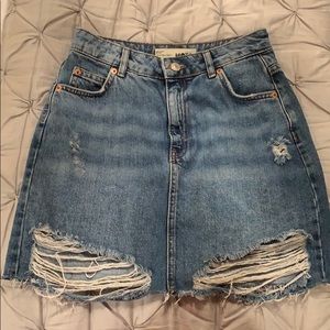 SOLD Denim top shop/Nordstrom skirt.